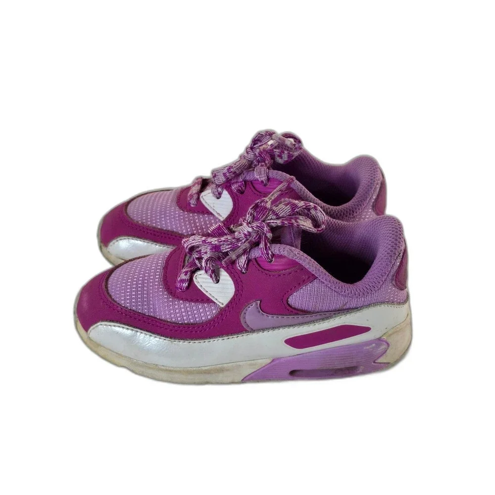 Nike Air Max 90 Pink Running Athletic Shoes Sneakers 724855-500 Size 10c